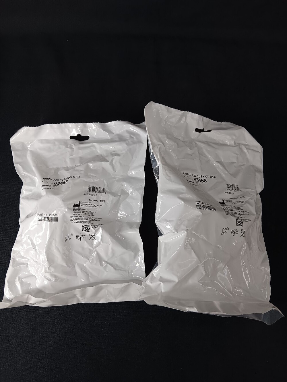 Pair of Resmed Airfit F20 Cushion Medium - 63468 (2x)